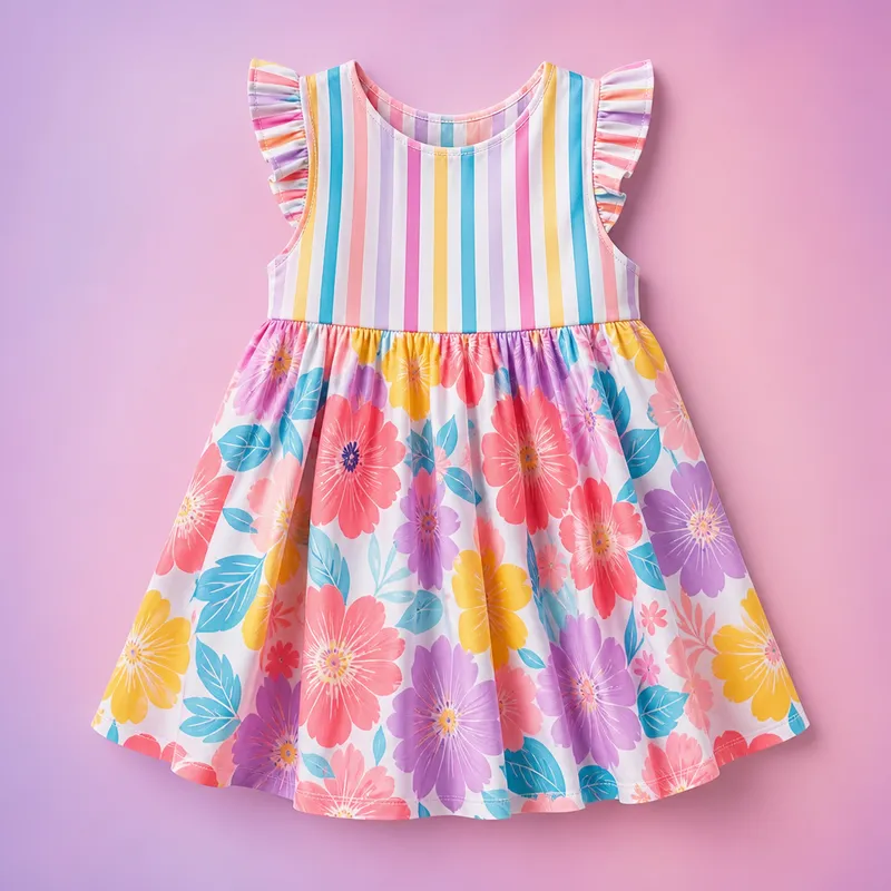 child dress in summer